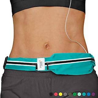 Sport2People Running Belt USA Patented - Hands-Free Workout Fanny Pack - iPhone X