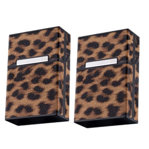 Boîte à cigarettes homme PLAFOPE étui protecteur rigide comme présent pratique 2pcs