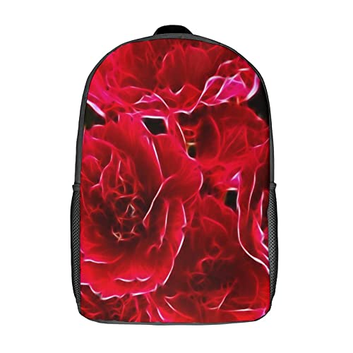 Sac d'école garçon fille Fractal ado moderne et grand sac à dos mode 17 pouces