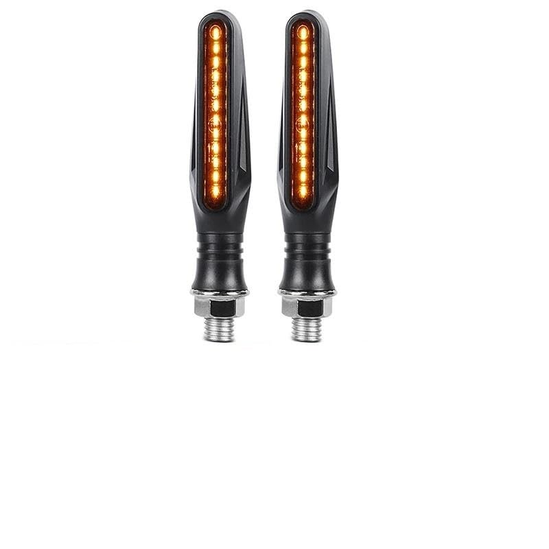Intermitentes para Benelli TNT600 TNT300 TNT 600 300 TRK 502X 502 Indicador De Flujo De Agua Motocicleta Luz Intermitente LED Ámbar Intermitente Lámpara señal(2pcs Yellow)