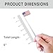 Coffee and Cocktail Stirrers, Reusable Plastic Drink Stirrer Sticks, 24Swizzle Sticks, Use as Cocktail Garnish or Cocktail Mixers, American Flag Patriotic, 4th of July, Decoration & Bar Supply, 6inch