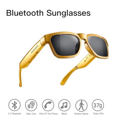 Image of OhO sunshine AI Smart Glasses for Men & Women, Bluetooth Smart Sunglasses with Open Ear Audio & ChatGPT Real-Time Translation (165 Languages), Smart AI Glasses with 10H for Meeting Travel Daily Wear