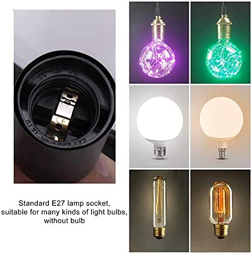 Lightess Industrial Wood Pendant 3-Head Adjustable Chandelier Vintage Semi Flush Ceiling Light - Living Room, Kitchen, Dining Room - Black Hanging Light - Cosy Home Interiors Lightess Industrial Wood Pendant 3-Head Adjustable Chandelier Vintage Semi Flush Ceiling Light - Living Room, Kitchen, Dining Room - Black Hanging Light - Image 4