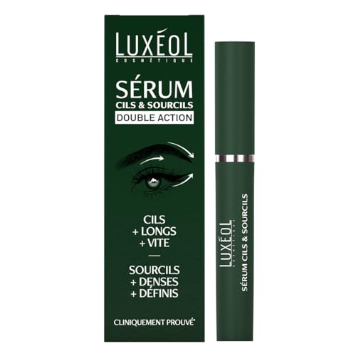 Sérum Cils & Sourcils Luxéol pour corriger les poils courts et fins
