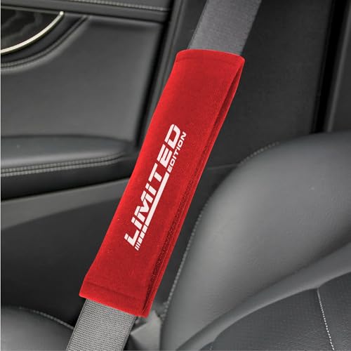 Image of Car Seat Belt Shoulder Pad Pack of 2 Safty Car Belt Cover for Safe Driving Comfortable to Drivers Travellers Fit for All Car