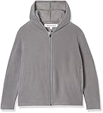 Langarm Amazon-Marke: RED WAGON Fleecejacke Jungen, Grau (Mid Grey Melange), 116, Label:6 Years