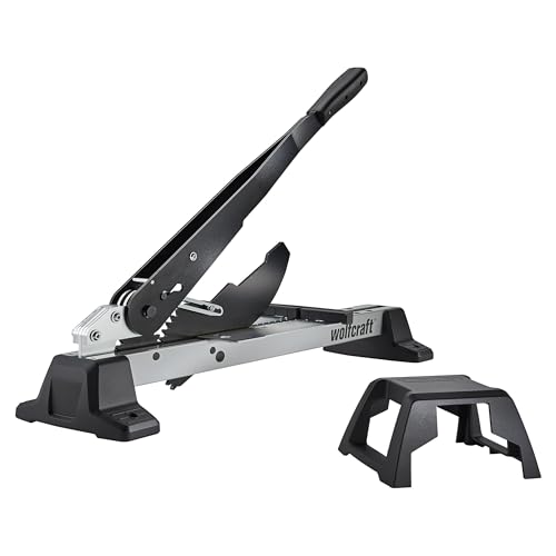 wolfcraft 6940000 - Presse coupante VLC 1000 - Pour Sols Stratifiés et Vinyle - Guillotine Manuelle - Epaisseur de Lames Max 14 mm