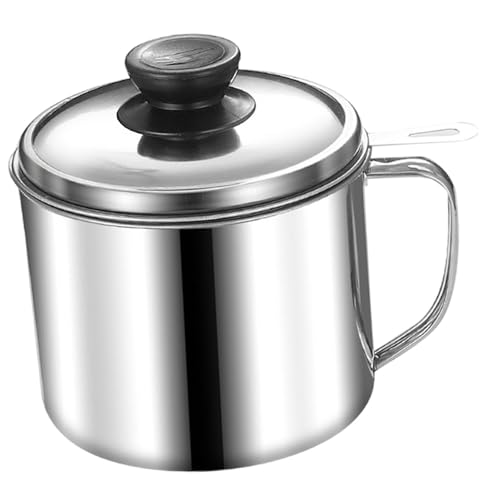 Filtro de aceite para cocina MCMUZKZS de 1.3 L y colador de grasa en acero inoxidable 7
