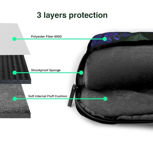 Bolsa para laptop impermeable 14 pulgadas con correa y asa miniatura 5