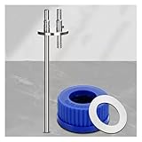 Glassware Labware Stainless Steel PP Refill Bottle Cap Reagent Bottle Cap Single/Two/Three/Four Way(2000ml Two-Way lid)