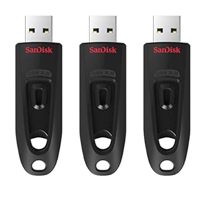 SanDisk 64 GB Ultra Memoria flash USB 3.0  hasta 130 MB/s  paquete de 3 unidades