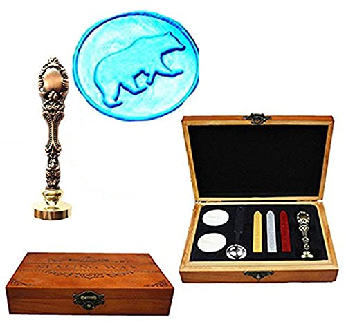 Boîte en bois de luxe avec paon en métal pour cire et invitations de mariage
