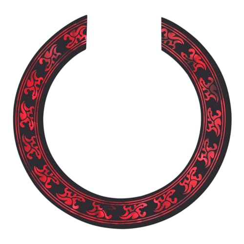 Garneck Guitar Sound Rosette Lightweight Decorative Ring for Acoustic Guitars Thin Design Easy to Use Compact and Durable Accessory