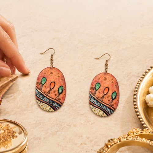 Image of Boho Ethnic Earrings Collection for Women - Colorful Tassel, Hoop, Stud, Drop, Chandelier & Huggie Styles Inspired by Festival Fashion