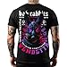 Produktbild Vendetta Inc. Männer Kurzarm Shirt Rabbits 2.0 schwarz VD-1337 - Baumwollshirt (DE/NL/SE/PL, Alphanumerisch, XXL, Regular, Regular, Schwarz)