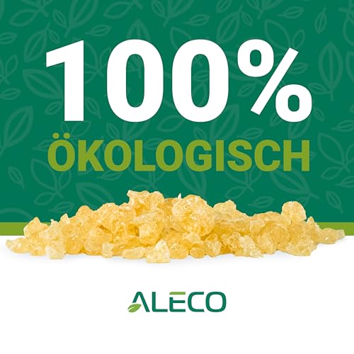 ALECO Reines Kiefernharz, Kolophonium, natürliches Epoxidharz, Granulat, Latex, Basteln, Holzbehandlung, Klebstoff, 500 g