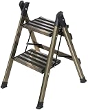 Scala dritta telescopicaScale, scala a pioli pieghevole portatile Sgabello in alluminio Sgabello con comoda impugnatura Sgabello multiuso Scala telescopica Scala multiposizione per Stabilize