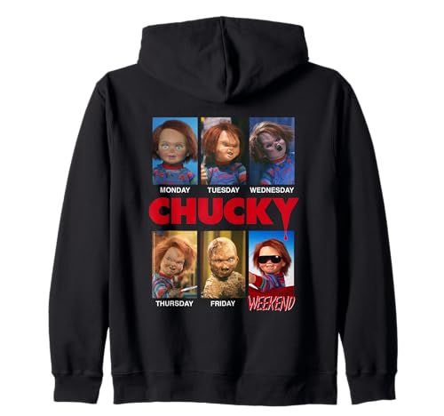 Chucky Days of the Week Moods Zip Hoodie