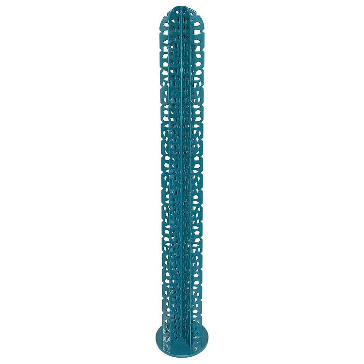 Cactus en acier bleu polaire de style déco extérieur haute qualité 80 cm