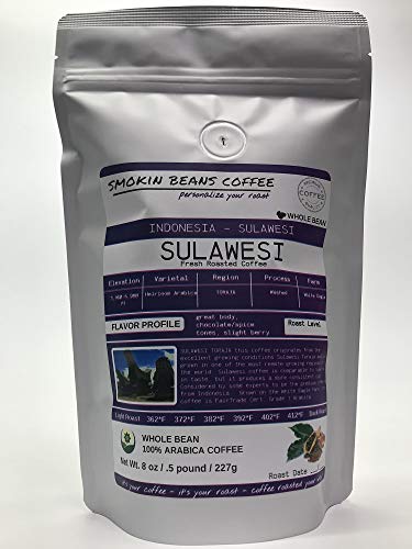 Café en grano Smokin Beans Combo Indonesia 6 bolsas 8 oz miniatura 5
