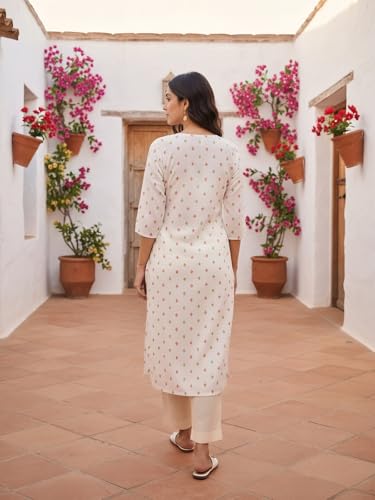 Kurta femme blanc L : fini les vêtements serrés, adoptez cette tunique ample