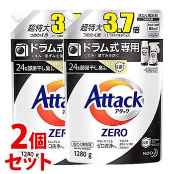 Amazon | 《セット販売》 花王 アタックゼロ ドラム式専用 超