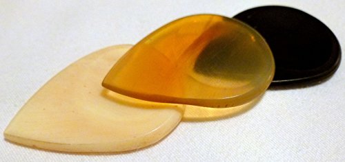 Us Blues T3-Gripex Samplers Grip Exotic Trilogy Bone/Horn Guitar Picks #TOP1