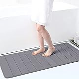 Buganda Memory Foam Soft Bath Mats - Non Slip Absorbent Bathroom Rugs Rubber Back Runner Mat for...