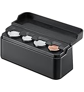 JOYTUTUS Coin Holder for Car Change Organizer Universal Storage Coin Money Dispenser Compatible w...