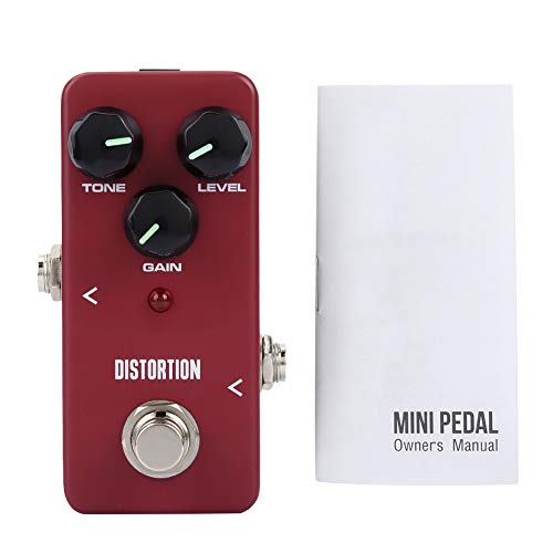 Pédale de guitare à distorsion, pédale d’effecteur de guitare à tonalité de distorsion portable - Les Beatles, Paul McCartney, John Lennon, RIngo Starr, George Harrison Pédale de guitare à distorsion, pédale d'effecteur de guitare à tonalité de distorsion portable