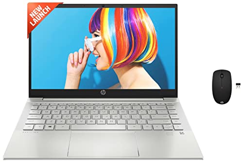 Image of HP Pavilion 14 AMD Ryzen 5 FHD IPS Anti-Glare Display 14 inch(35cm) Laptop & X200 Wireless Mouse with 2.4 GHz Wireless connectivity