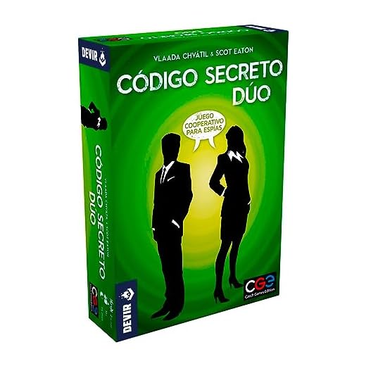 Devir - Código Secreto Dúo, Juego de mesa con Amigos, Juego para fiestas, para 2 Adultos (BGCOSED)