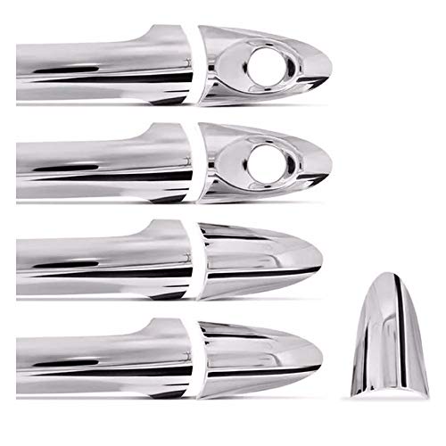 Kit Aplique Capa Maçaneta Cromada Hb20s 2012 13 14 15-4 Portas