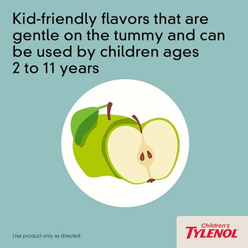 Children's Tylenol Acetaminophen Oral Suspension, Natural Apple, 4 fl. oz - image 6