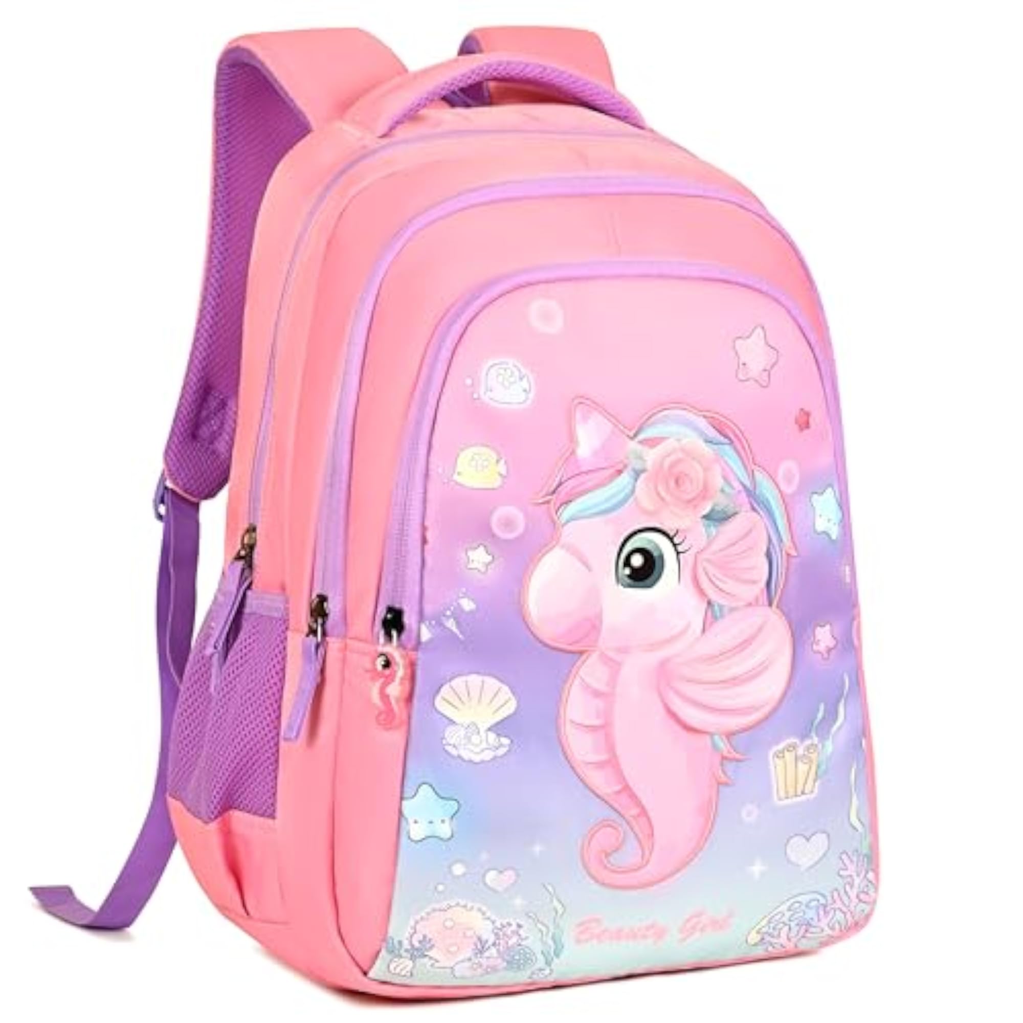 BY HOTSHOT Seahorse School Bag for Kids