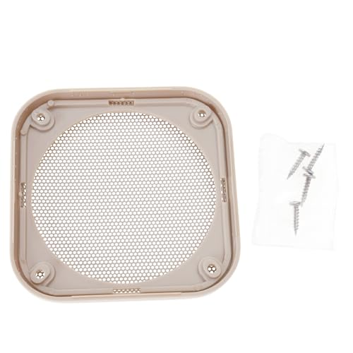 jiingekk Rejilla para altavoces de coche de 4/5 pulgadas, cubierta protectora para altavoces de coche, cubierta cuadrada para parrilla