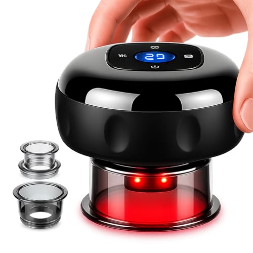 UOTT 20-Level Smart Cupping Kit with Red Light Therapy