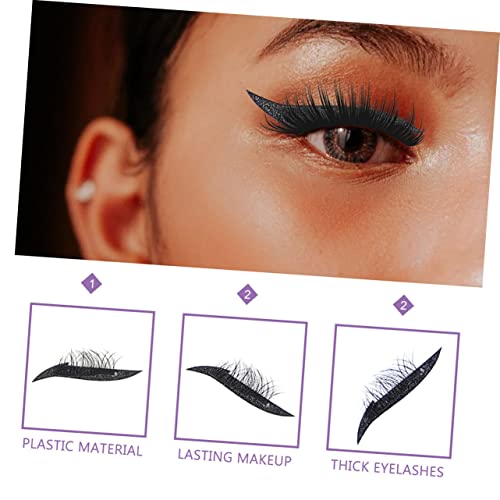 Mipcase 28 pares adhesivos para maquillaje de ojos miniatura 3