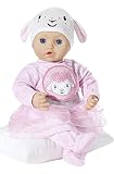 Baby Annabell Deluxe zestaw z cekinami dla lalek o długości 43 cm – łatwy dla małych rąk, kreatywna zabawa wspomaga empatię i umiejętności społeczne, dla małych dzieci od 3 roku życia – w zestawie śpioszki, tutu i czapka