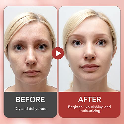 Dark Spot Remover For Face，Umeantobee Anti Aging Serum Capsules For Face, Moisturizer Reduces Wrinkles Brighten Nourishes Skin Face Serum For Women 30 Capsules Pink #TOP5