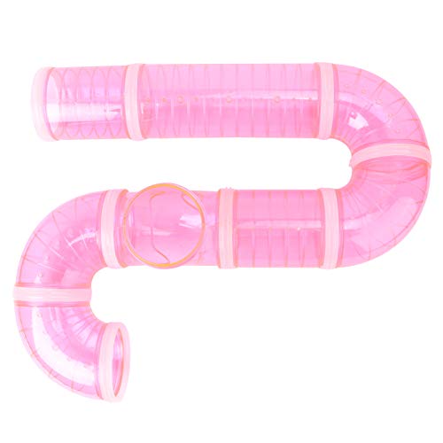 VILLCASE 5Pcs DIY Brinquedo para Túnel de Hamster Tubo de Plástico Conjunto de Tubo de Plástico Aces