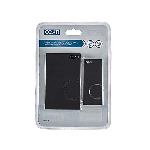 Sonnette sans fil Coati SIMON carillon de porte blanc 150m - 3