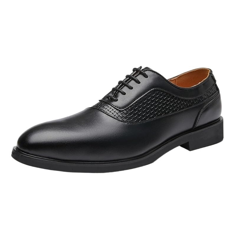 Mens Lace Up Business Formal Leather Shoes Classic Oxford Casual