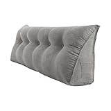 coussin tete de lit centrakor 【Oreiller de lecture ergonomique】 : ce grand oreiller de coin traversin est conçu de manière ergonomique pour soutenir la courbure naturelle du dos et fournir une élévation optimale pour le haut du corps.
