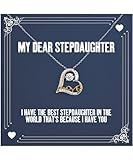 Photo Gallery divertente regalo per figliastra, con scritta "i have the best stepdaughter in the world that s, fancy love dancing necklace for daughter from dad", regalo di compleanno per figliastra, idea regalo Photo Gallery divertente regalo per figliastra, con scritta "i have the best stepdaughter in the world that s, fancy love dancing necklace for daughter from dad", regalo di compleanno per figliastra, idea regalo
