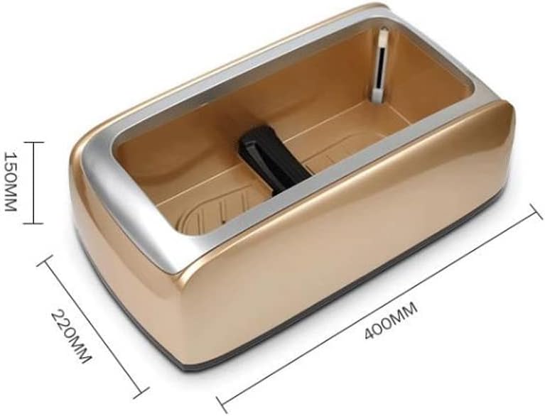 新品靴カバーマシン自動ホームスタンピングフット使い捨て自動靴フィルムマシンインテリジェントフットカバーマシン屋内(Silver,B) トレッキングシューズ