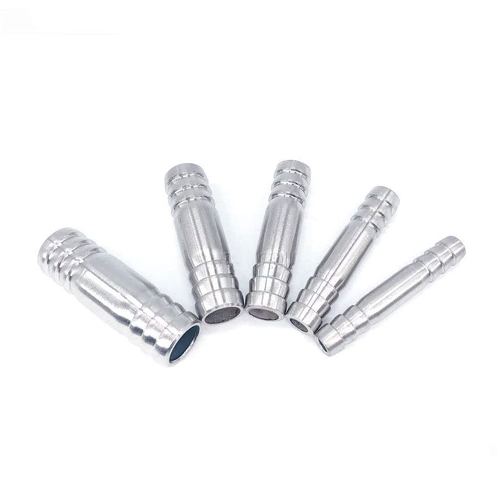 Złącze węża Złącze proste do węża, 6 8 10 12 13 14 15 16 18 19 20-88 mm, 304, ze stali nierdzewnej, do rur, wody, gazu, paliwa, 1 szt.(50mm Barb 50mmLength)