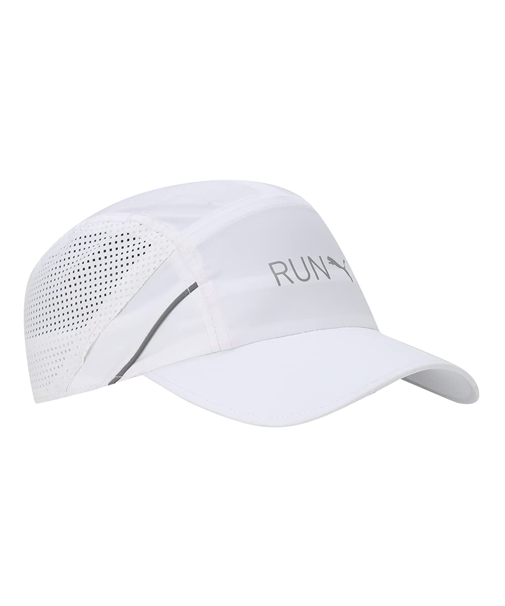 PUMA Unisex-Adult, Lightweight Runner Cap, White, (2408002) 2