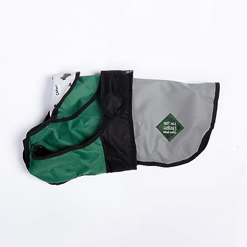 Danish Design Battersea Dogs Home Green 2 in 1 Summer and Winter Removable Lining Waterproof Windproof Dog/Puppy Coat 12 Inch 30 cm - Image 2