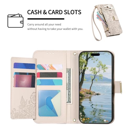 Coque portefeuille Honor 400 Pro 5G Asuwish en matériaux durables avec sangle et support